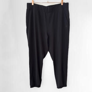 GapFit Black Runaround Everstretch Jogger Pants Size XL